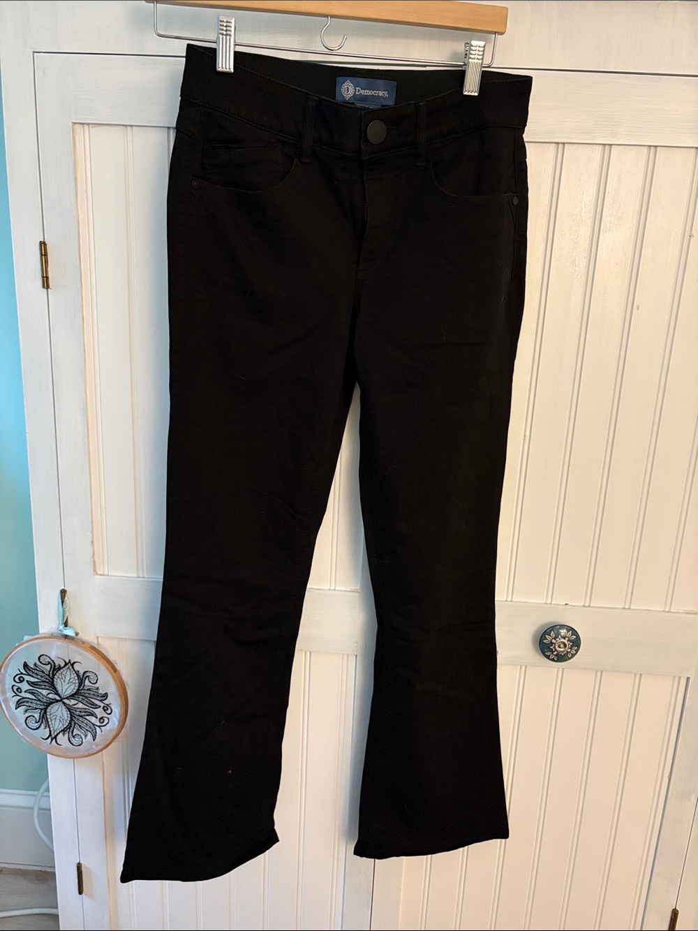 Democracy Black Bootcut Flare Pants 4P